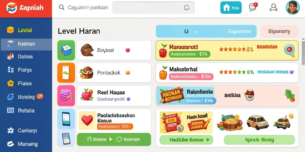 Fitur reward yang menarik untuk meningkatkan pengalaman bermain.