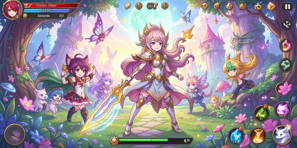 Screenshot memperlihatkan karakter baru dalam game.